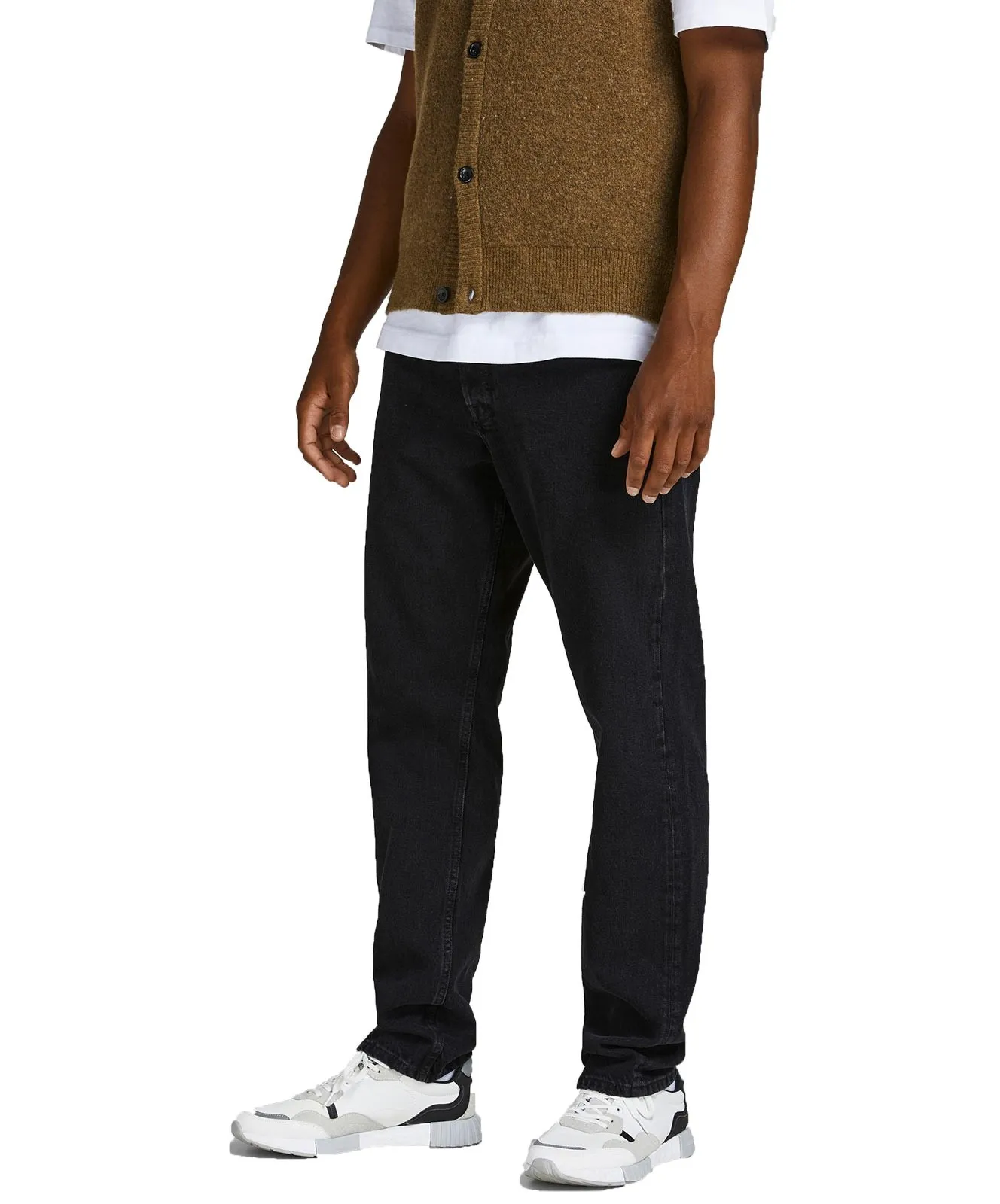 Herren Jeans Chris von Jack & Jones in Black Denim