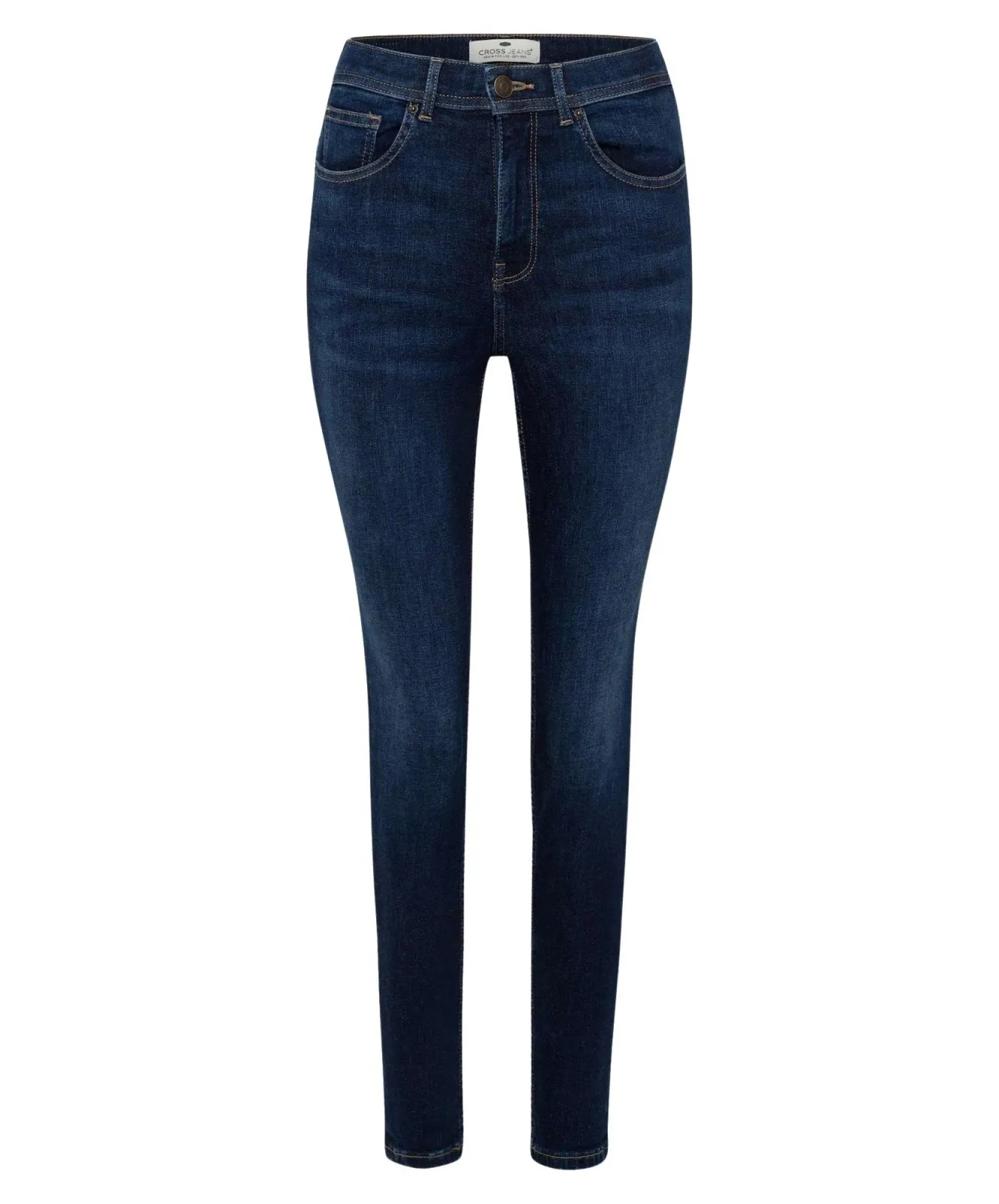 Damen Jeans Judy von Cross in Dark Blue