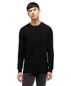 Mustang Strickpullover Elliot in Schwarz