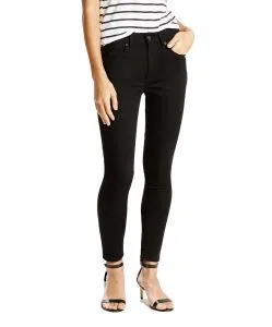 Levis 721 High Rise Skinny Jeans in Black Sheep