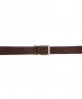 Herren Gürtel 401410 - 4cm Walkledergürtel von Bernd Götz in Dunkelbraun