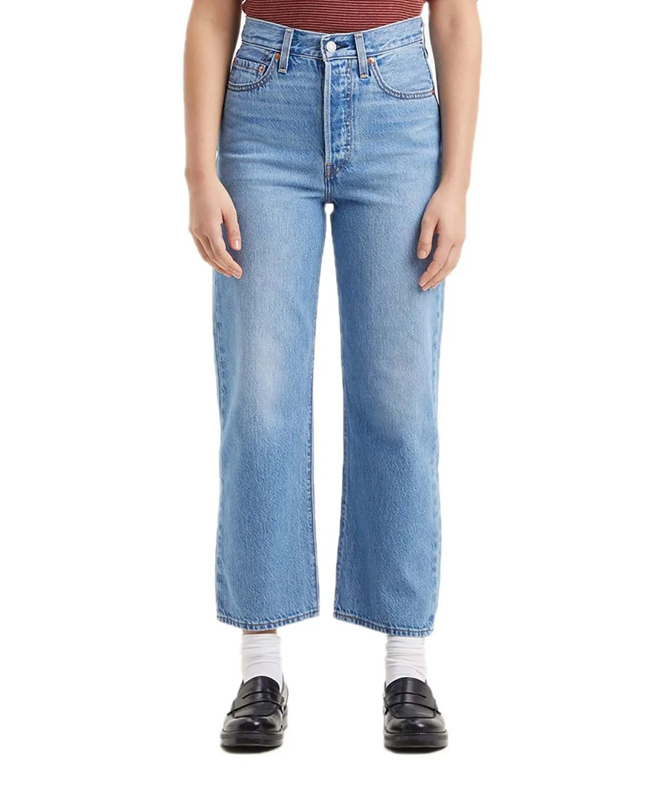 Damen Jeans Ribcage Straight Ankle von Levis in In The Middle