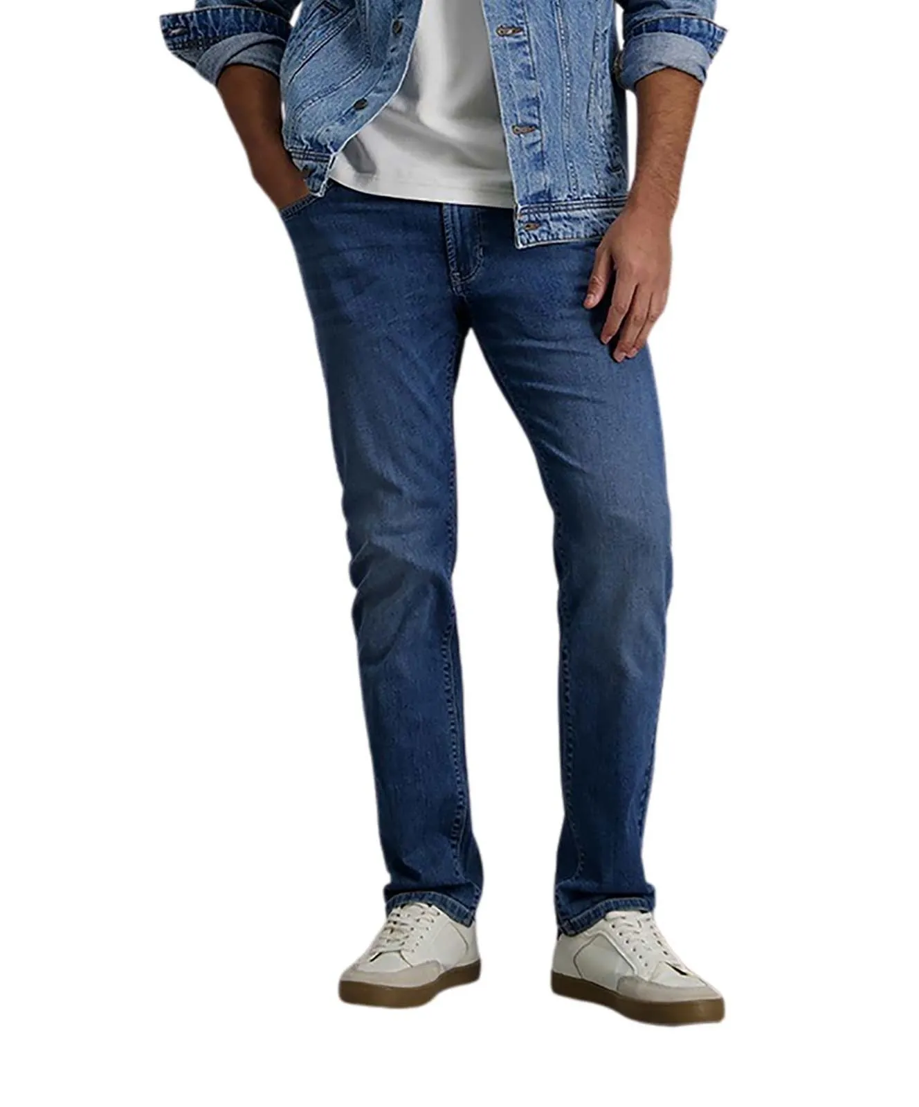 Herren Jeans Rando Megaflex 1680 von Pioneer in Light Blue Used