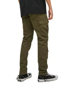 Jack & Jones Cargohose Stace Trucker in Olive Night