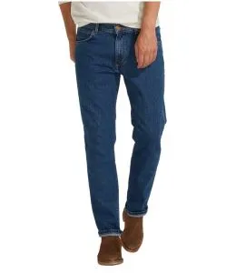 Wrangler Greensboro - Darkstone Jeans mit geradem Bein
