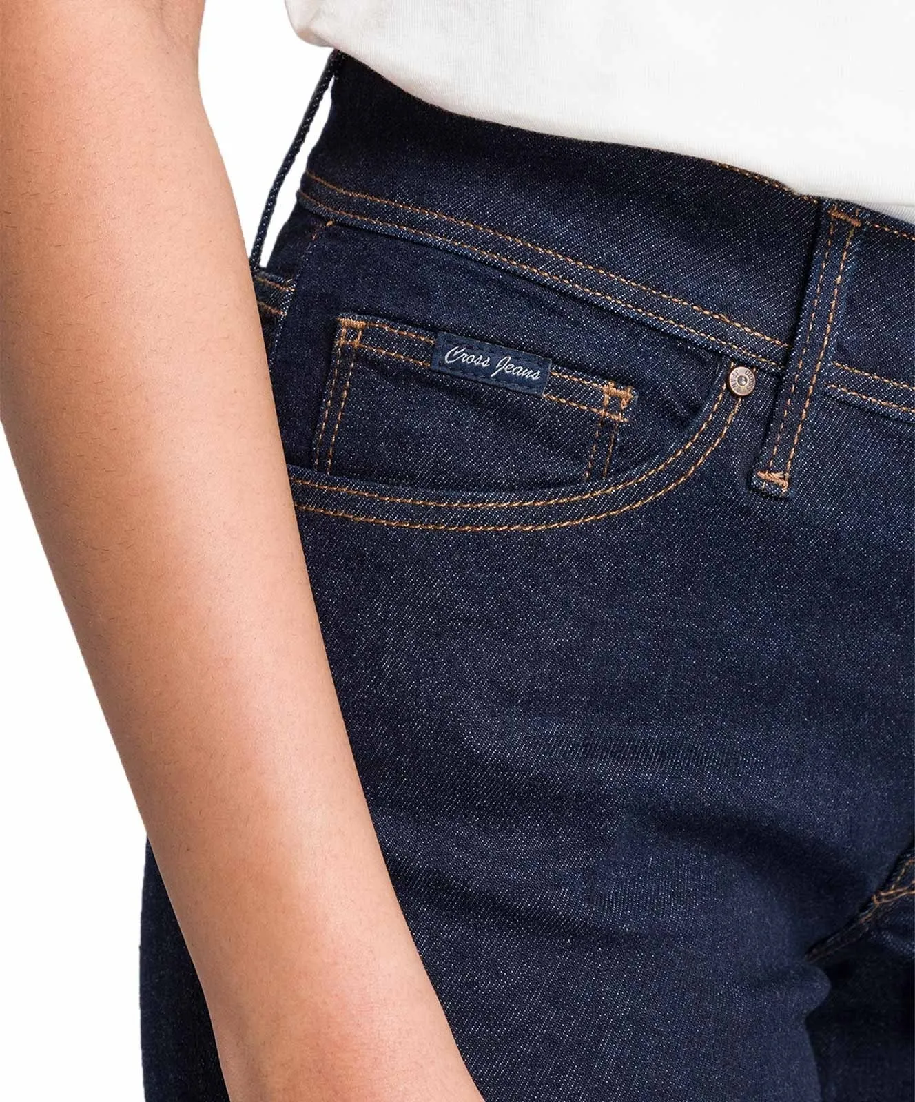 Damen Jeans Anya von Cross in Rinsed