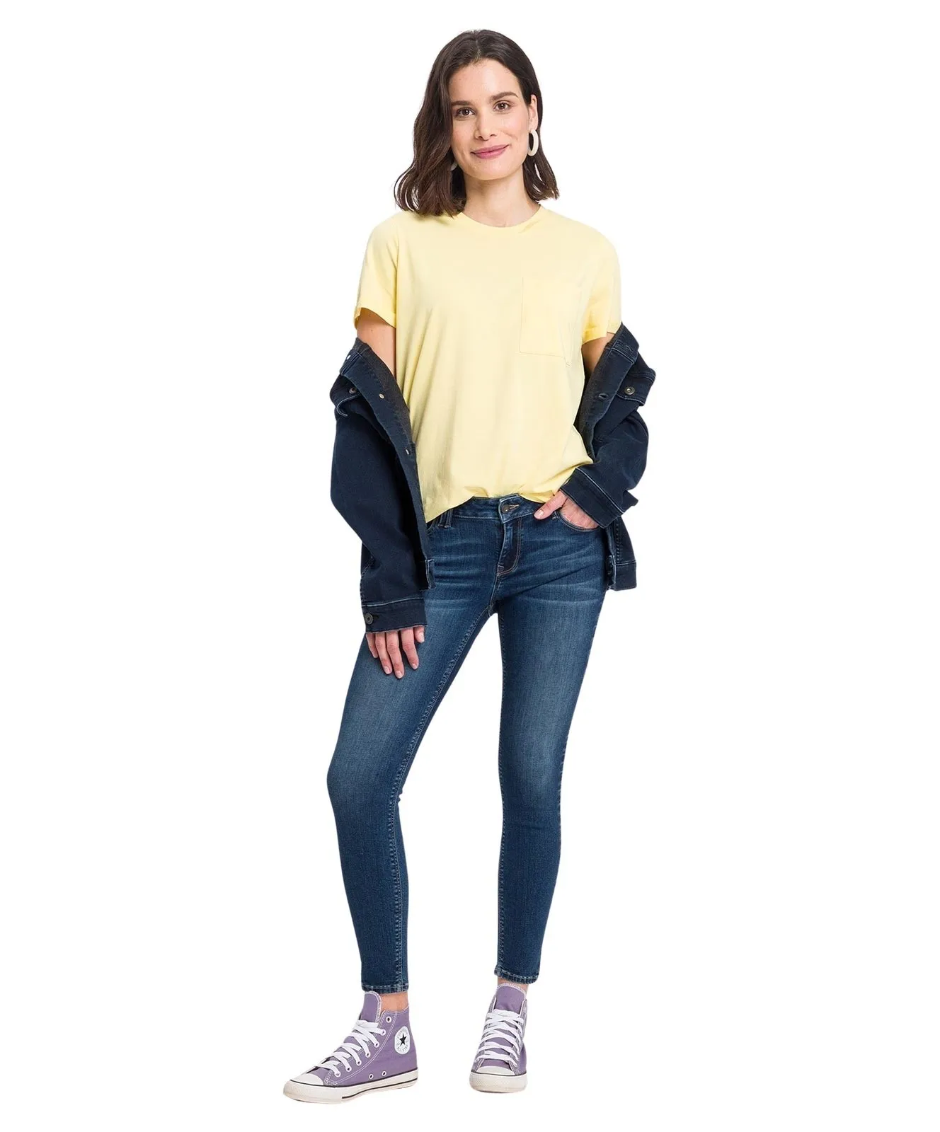 Damen Jeans Giselle von Cross in Dark Blue