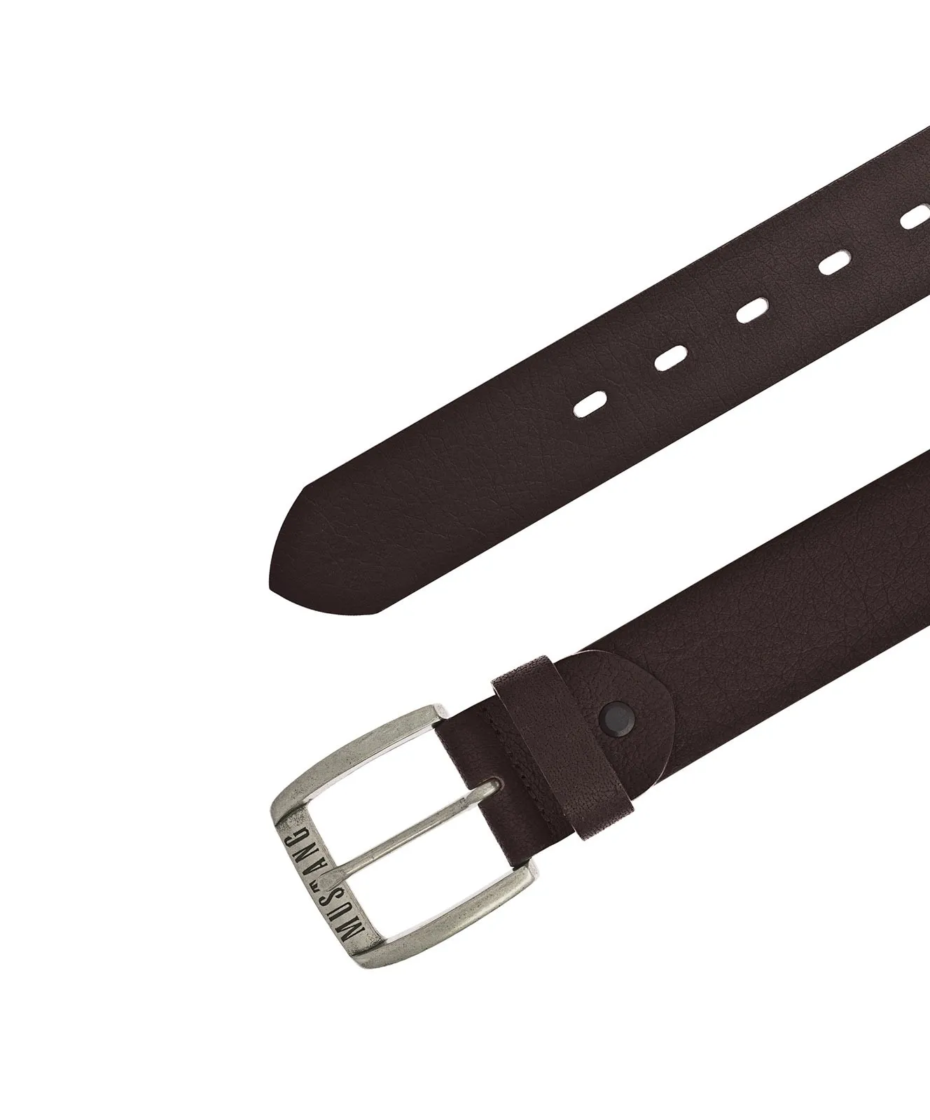Herren Gürtel 40 mm Gürtel MG2107R19 von Mustang in Dark Brown