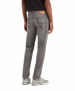 Levi's 502 Taper Jeans in grau aus dehnbarem Denim