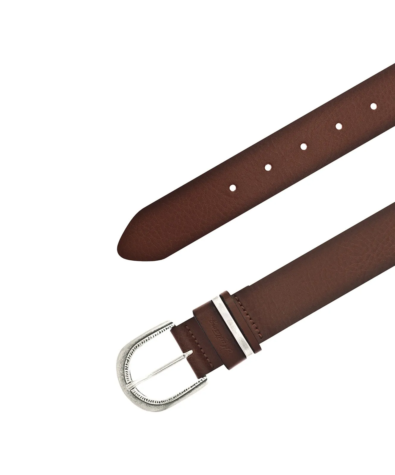 Damen Gürtel 35mm Damengürtel mit Airbrushkante von Mustang in cognac