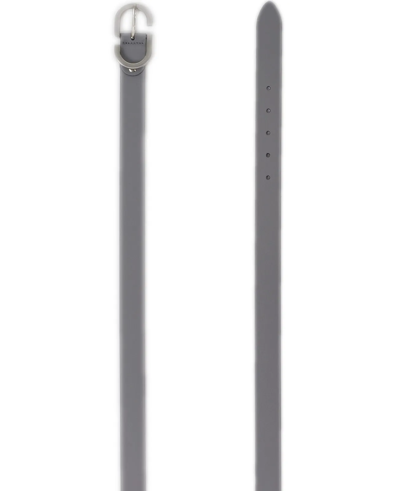 Damen Gürtel 3cm Softledergürtel von Bernd Götz in Silbergrau
