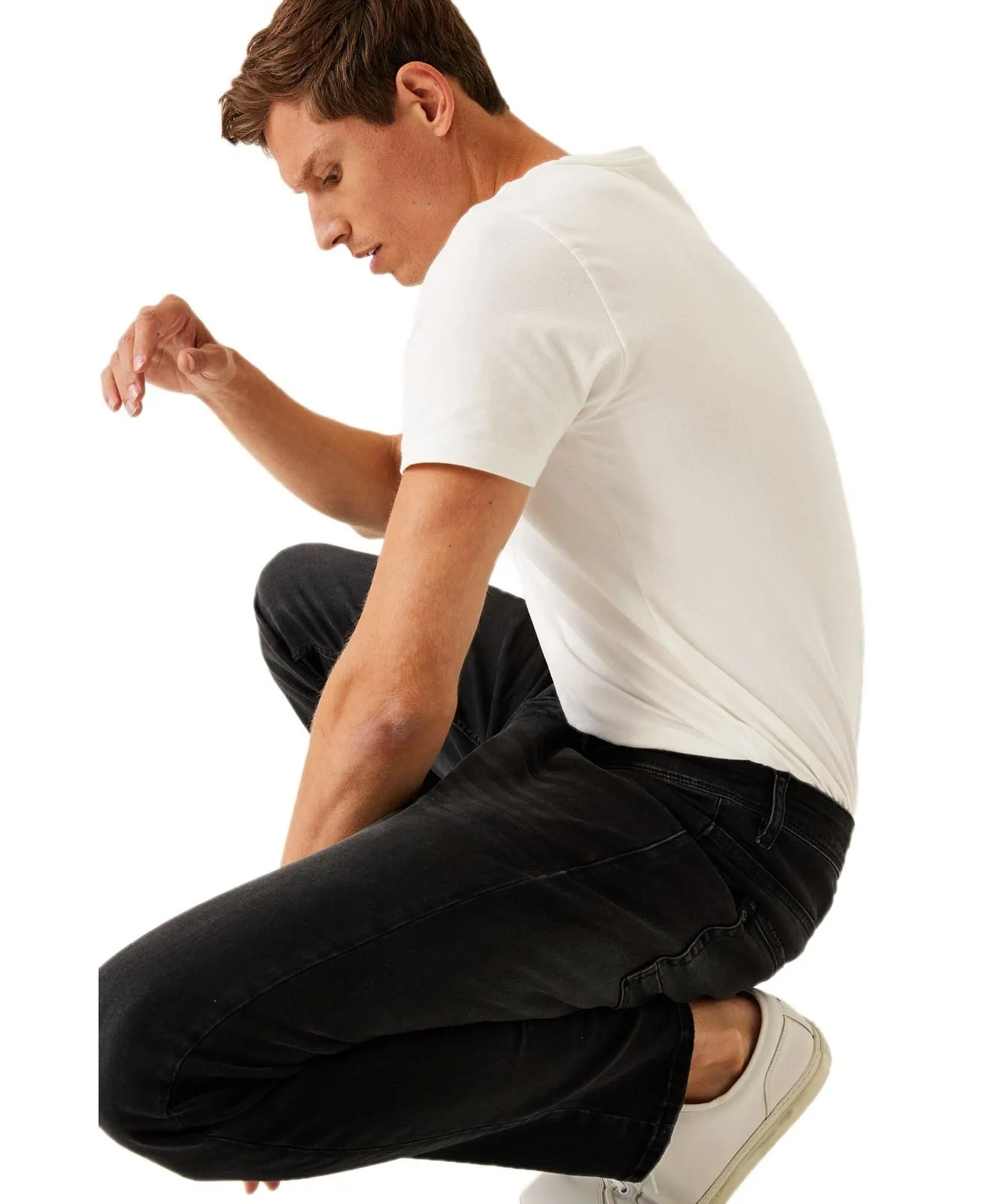 Herren Jeans Savio Slim von Garcia in Dark Used