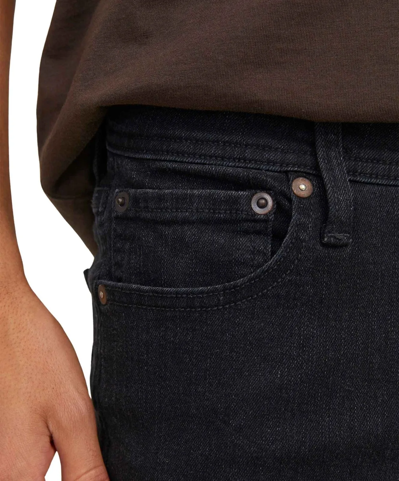 Herren Jeans Glenn Original von Jack & Jones in Black Denim