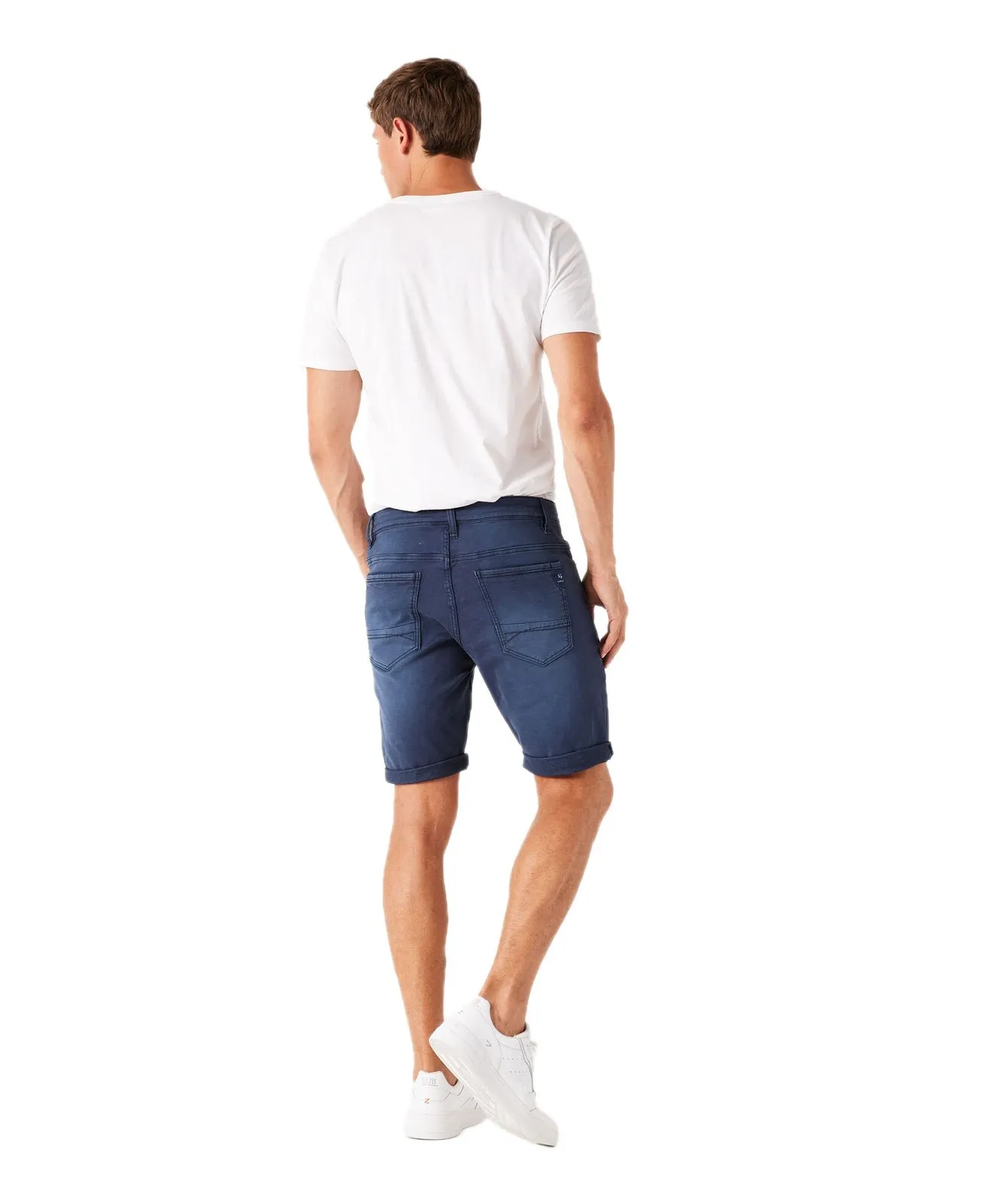 Herren Jeans Savio 635 Shorts von Garcia in Dark Moon