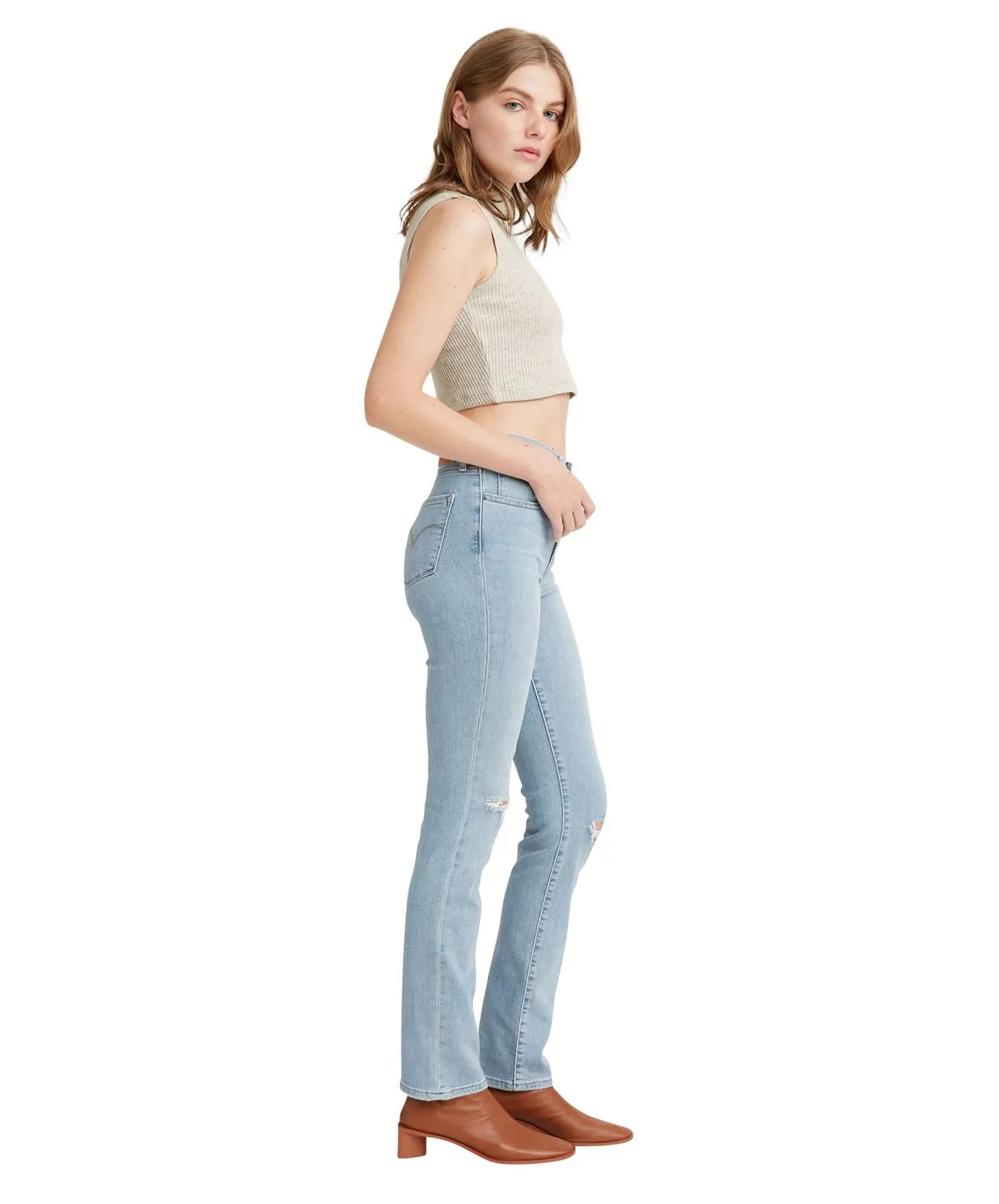 Damen Jeans 724 High Rise Straight von Levis in Mind My Business