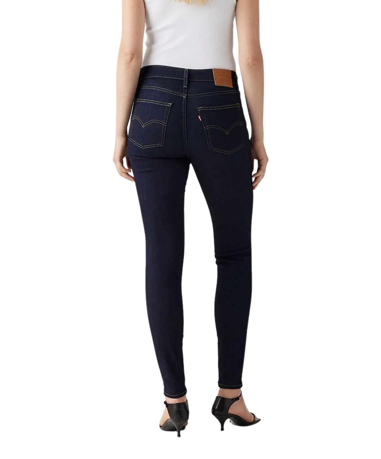 Damen Jeans 721 High-Rise Skinny von Levis in Blue Wave Rinse
