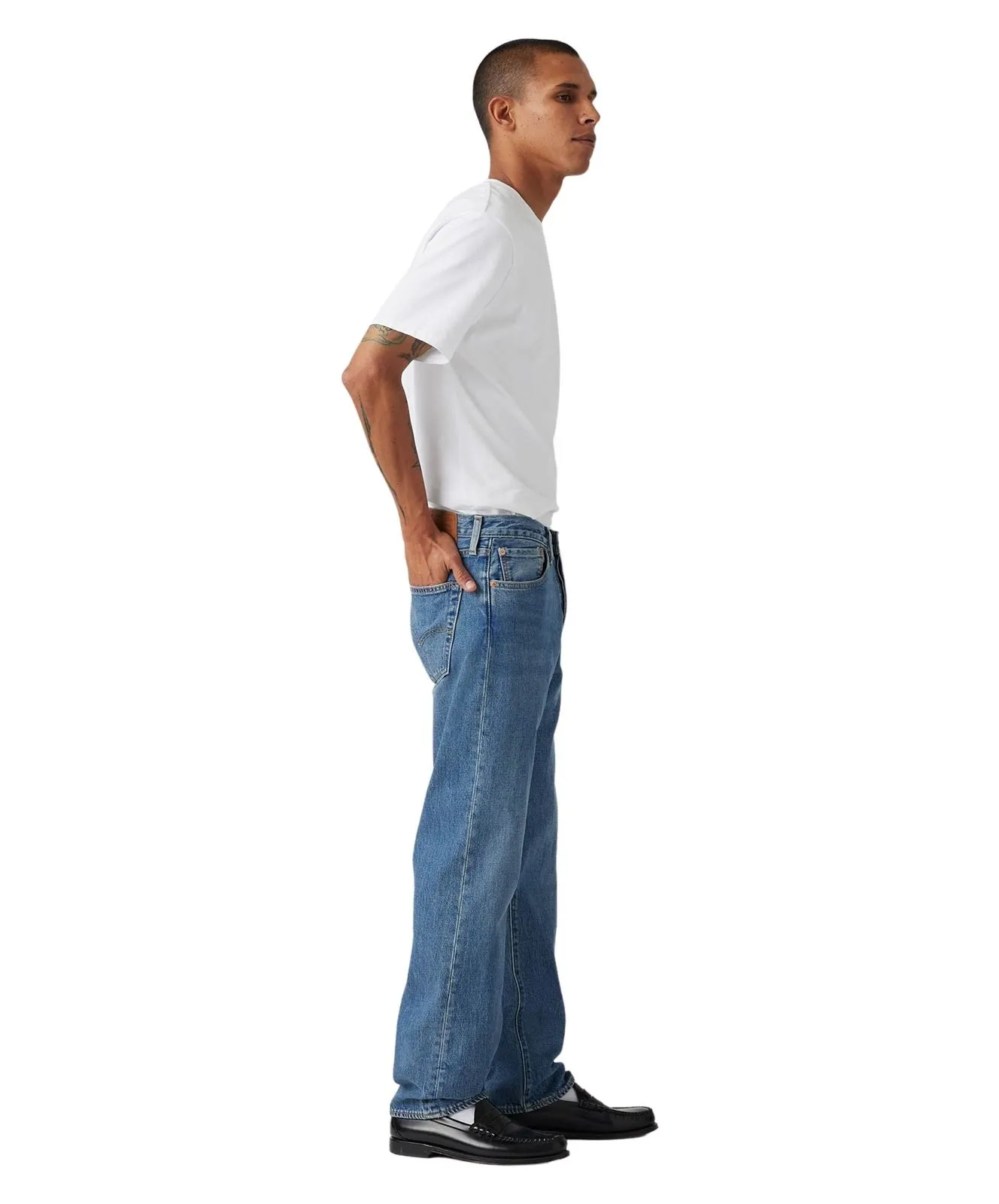 Herren Jeans 501 von Levis in Never Settle Stretch