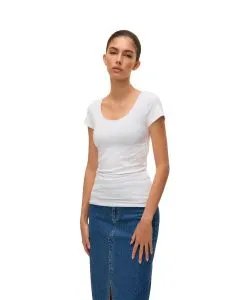 Vero Moda T-Shirt Maxi My Soft in weiß