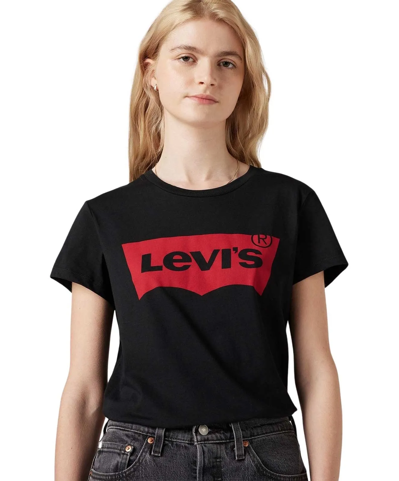 Damen Shirt Perfect Tee von Levis in Black Graphic