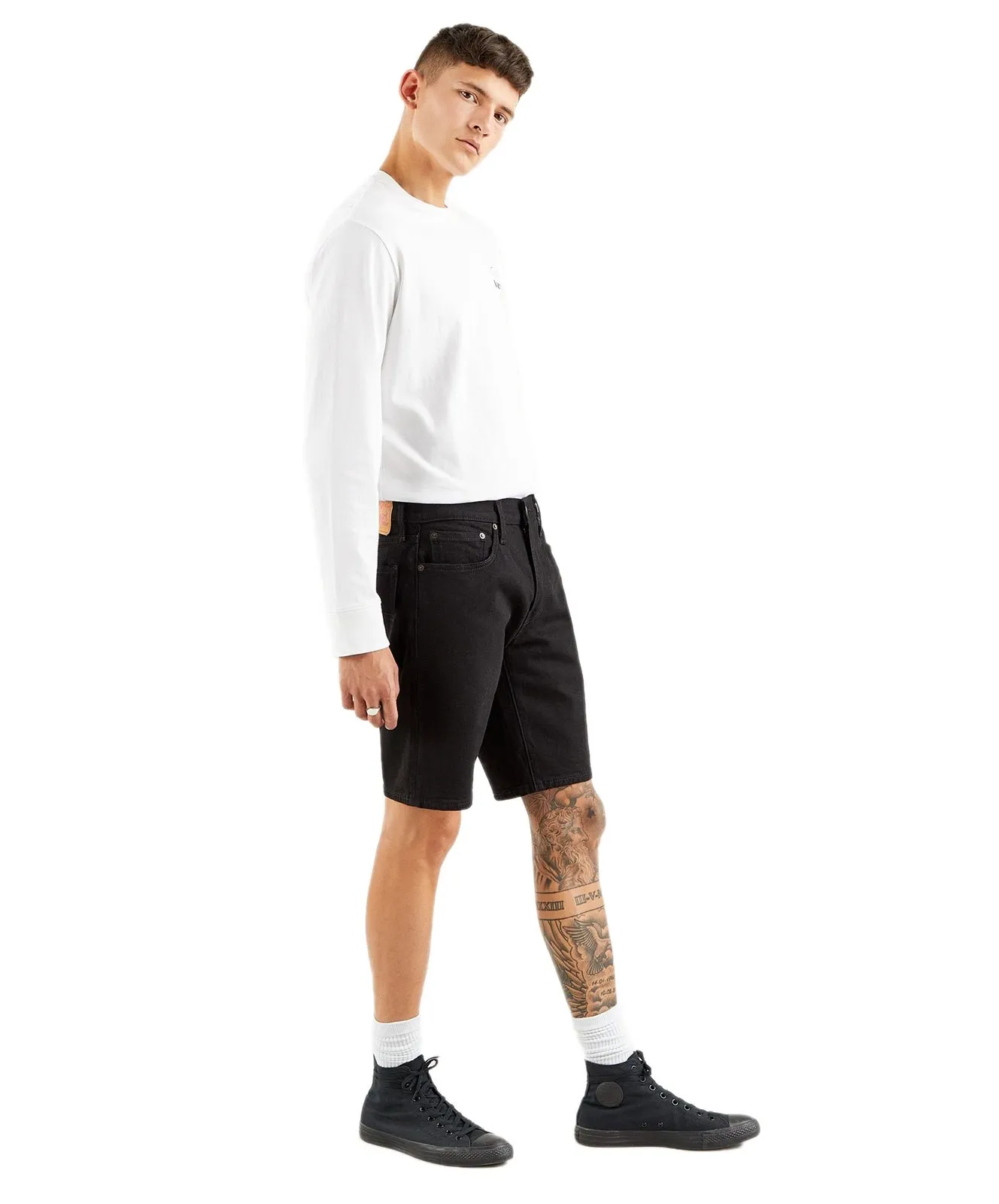 Herren Jeans 405 Standard von Levis in Black Rinse