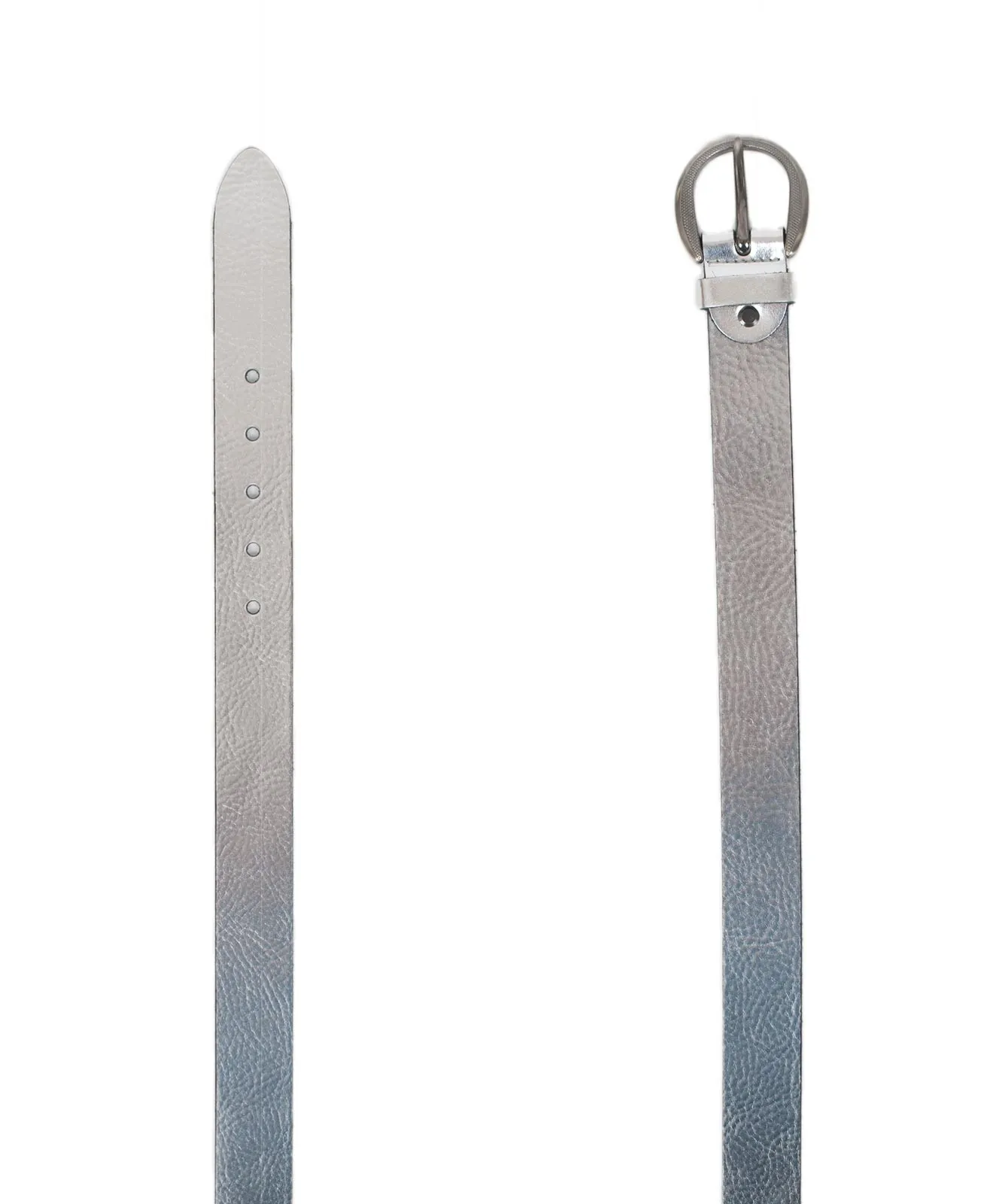 Damen Gürtel 3,5cm Nappaleder Gürtel von Bernd Götz in Silber