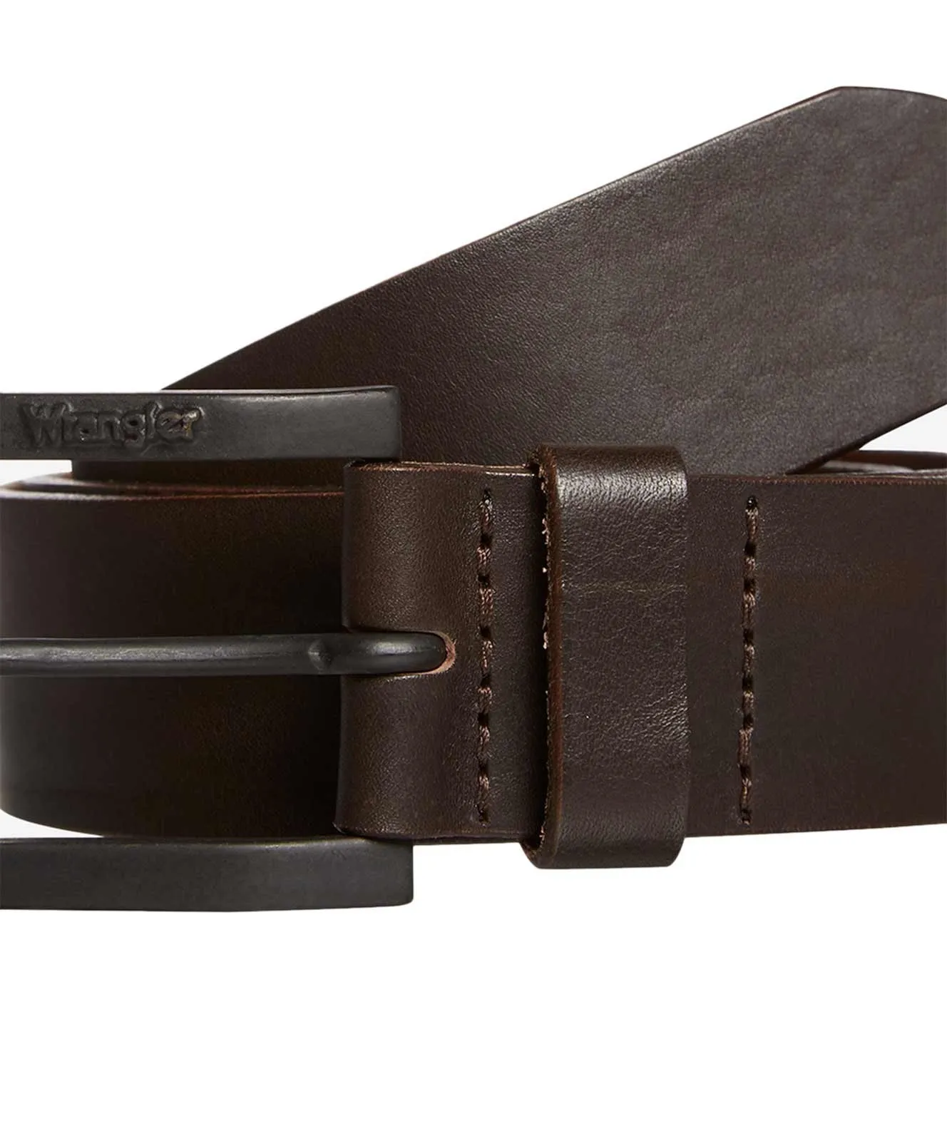 Herren Gürtel Kabel Buckle von Wrangler in Brown