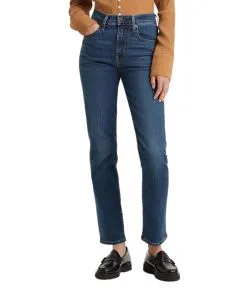 Levis 724 Jeans mit hohem Bund in Dunkelblau