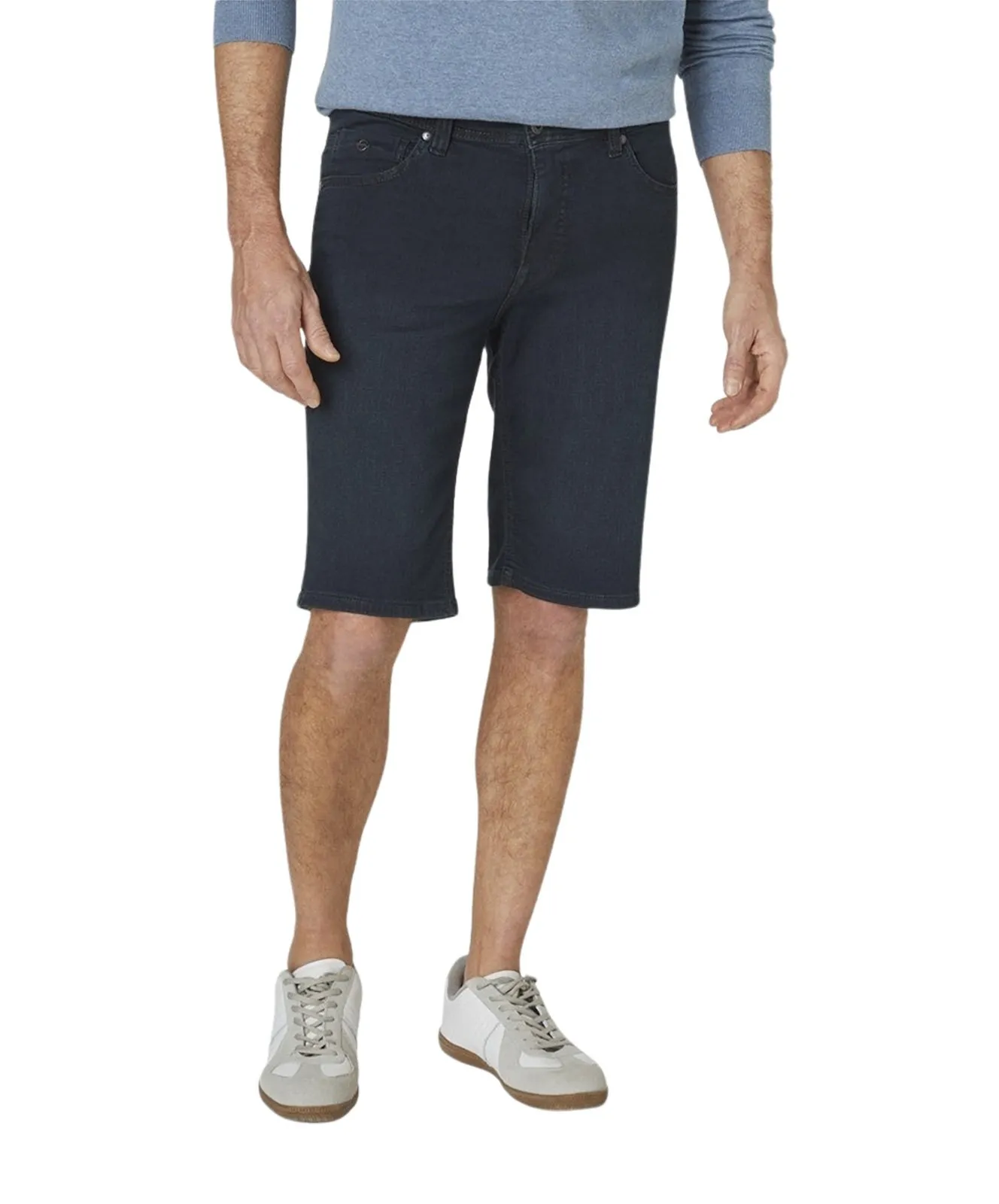 Herren Jeans Ranger Pipe Bermuda von Paddocks in Blue Black