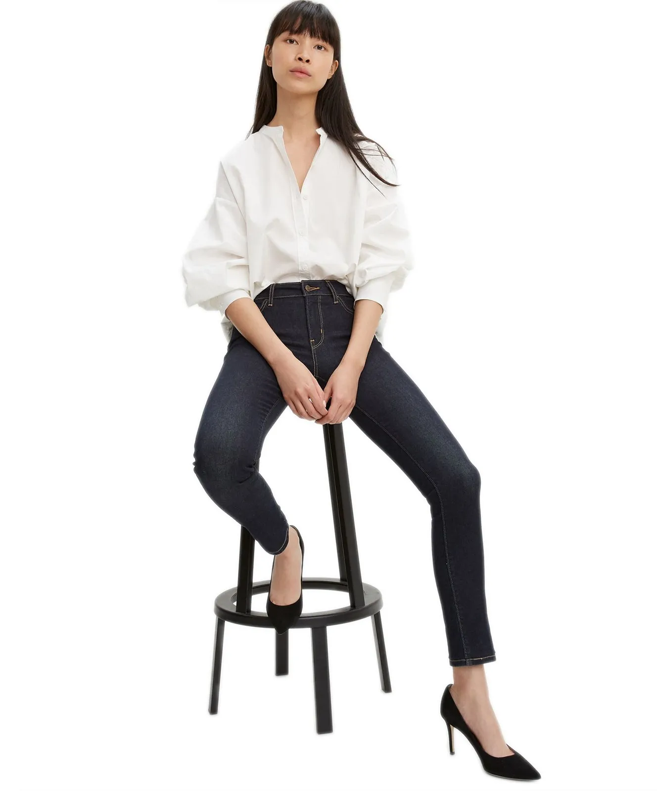 Damen Jeans 711 Skinny von Levis in To The Nine