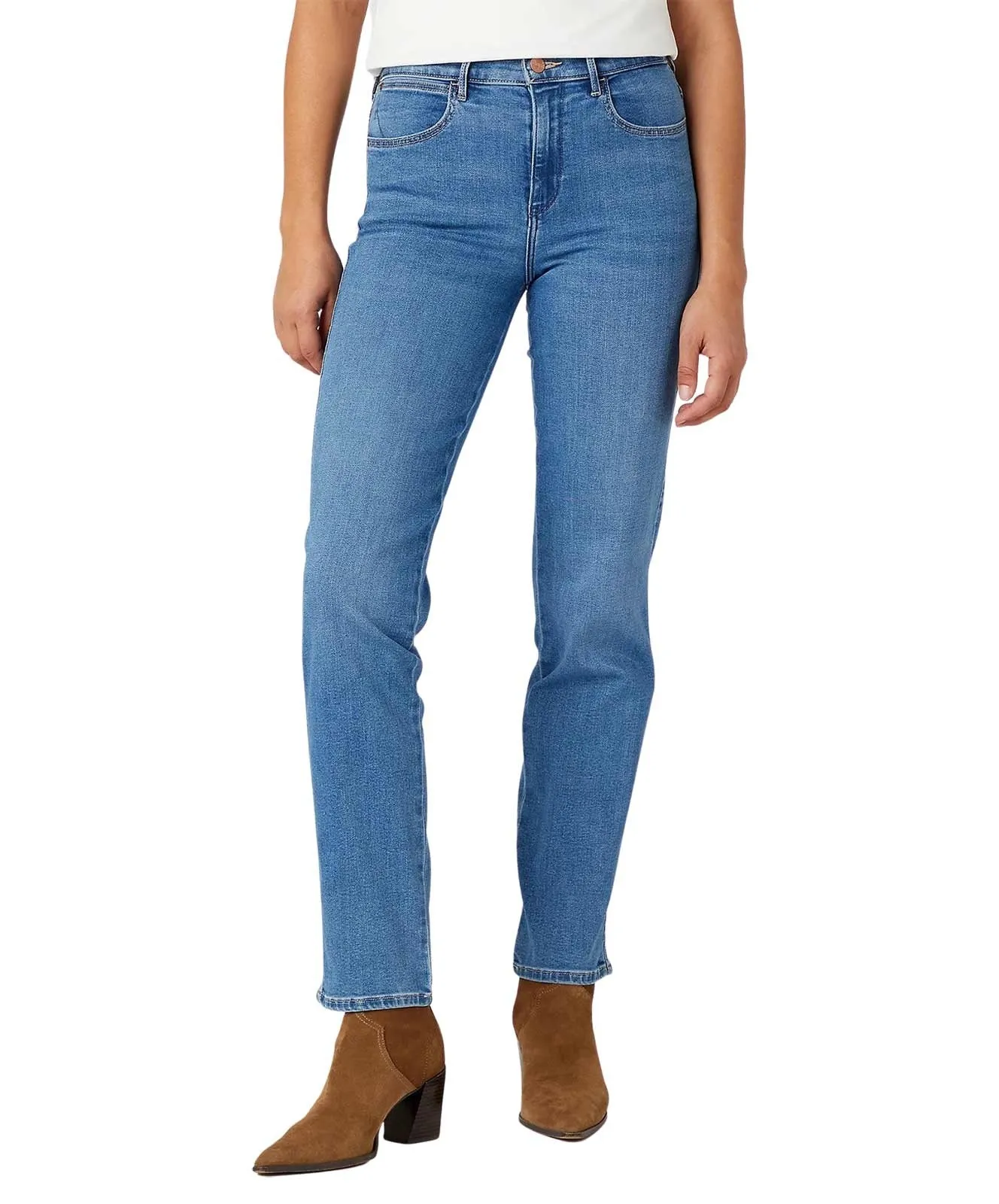 Damen Jeans Body Bespoke Slim von Wrangler in Aurelia