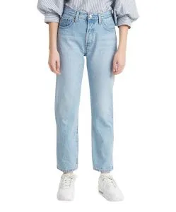 Levi's Damen-Jeans 78 Crop 501 in blauem Luxor