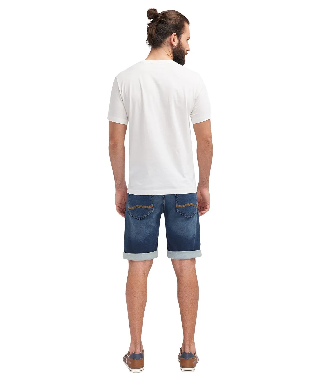 Herren Jeans Chicago Short von Mustang in Super Dark