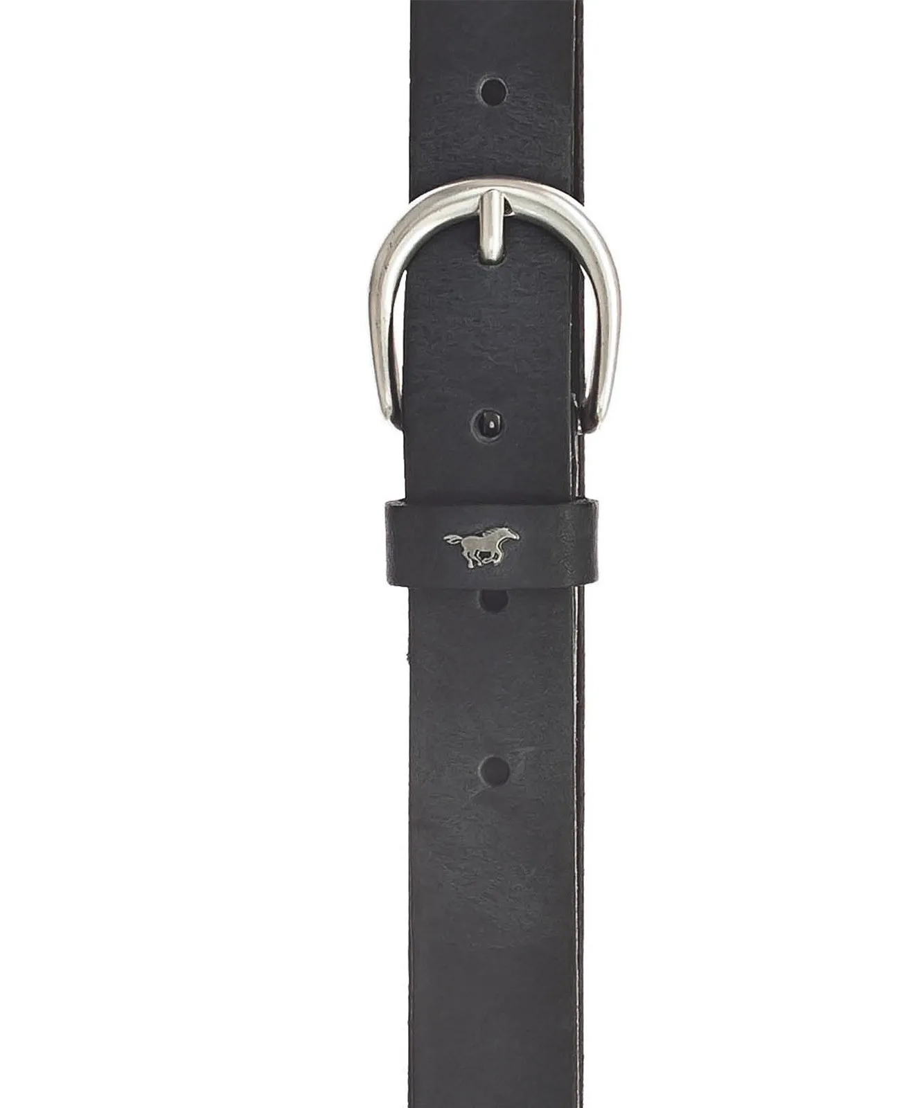 Damen Gürtel 2,5cm Ledergürtel mit Schließe von Mustang in Marine