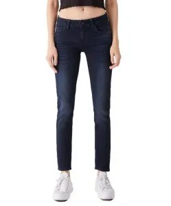 LTB Nicole - Röhrenjeans in dunklem Used Look