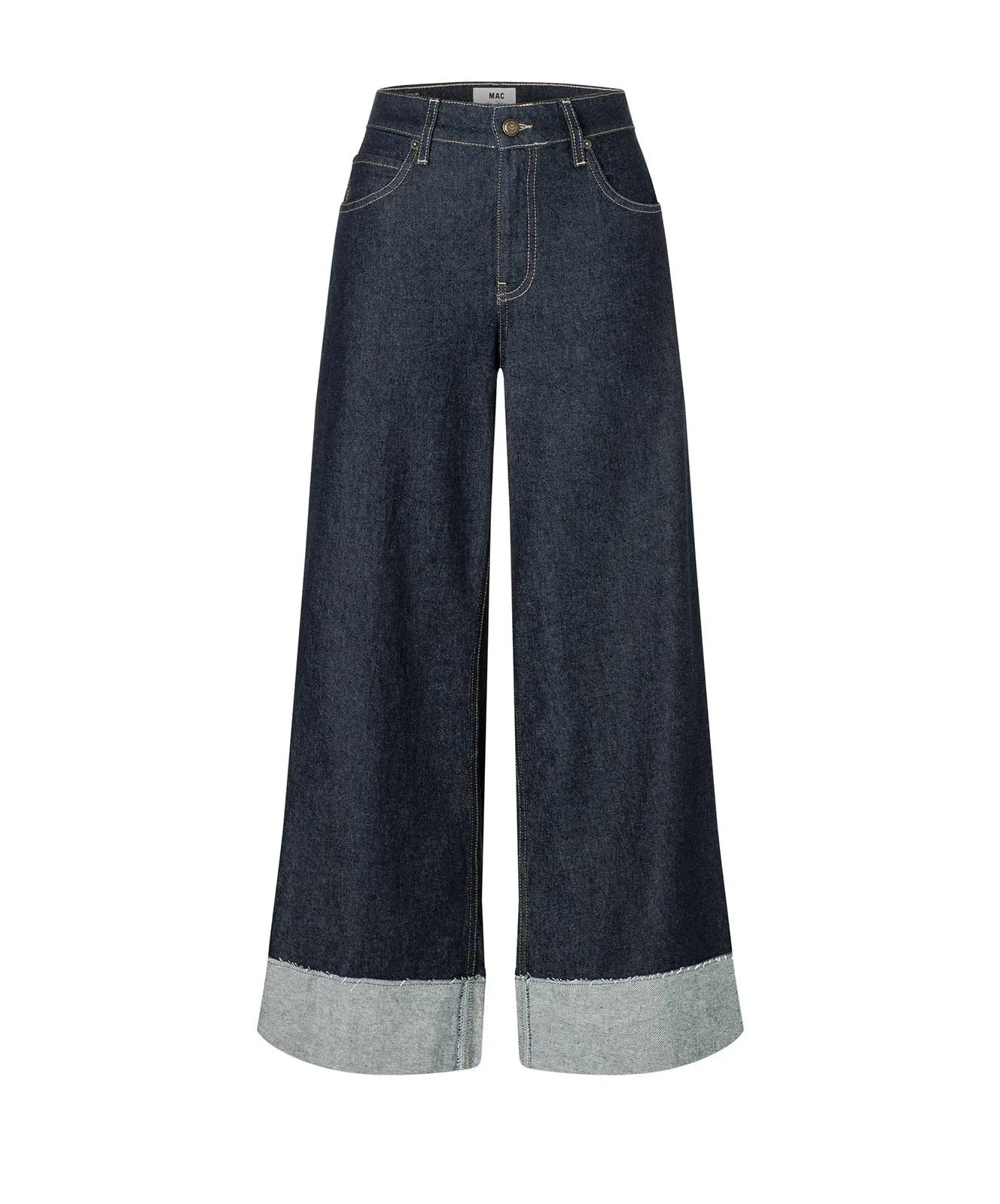 Damen Jeans Nevada Superwide von MAC in Fashion Rinsed