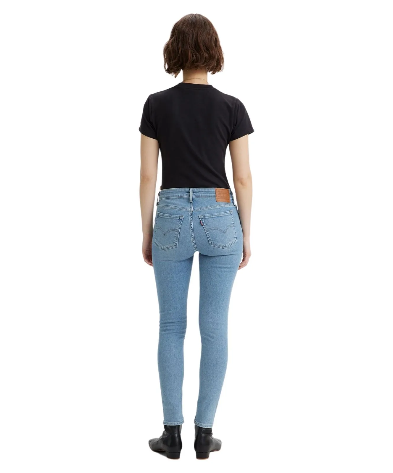 Damen Jeans 711 Skinny von Levis in Blue Wave Light