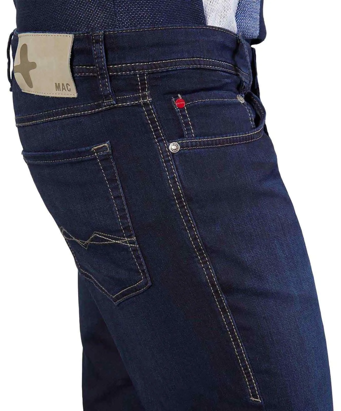 Herren Jeans Jog'n Jeans von MAC in Dark Blue Authentic Used