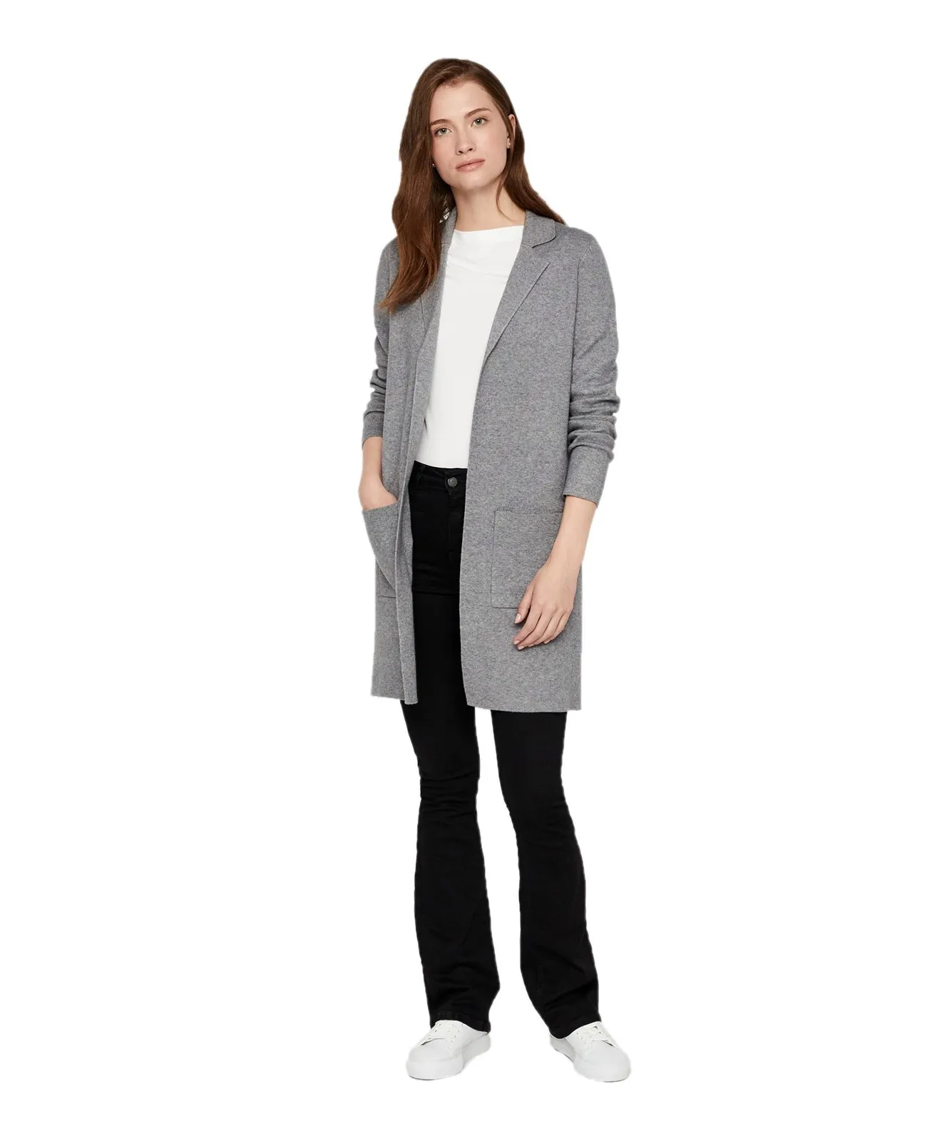 Damen Jacke Tasty von Vero Moda in Medium Grey Melange
