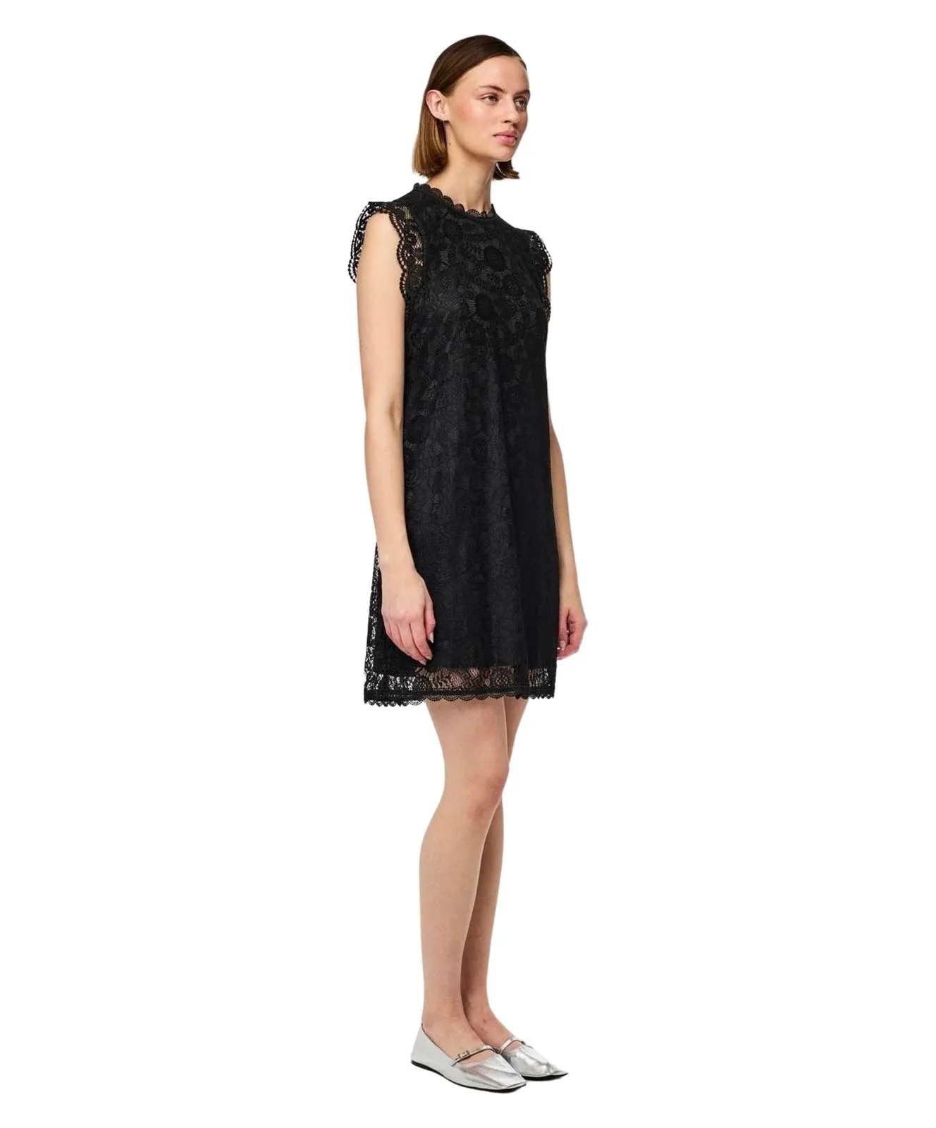 Damen Kleid Olline von Pieces in Black