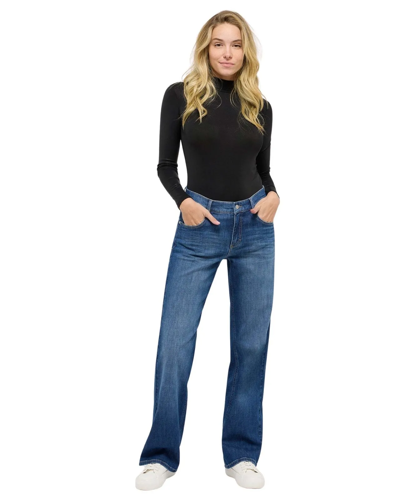 Damen Jeans Liz von Angels in Mid Blue Used