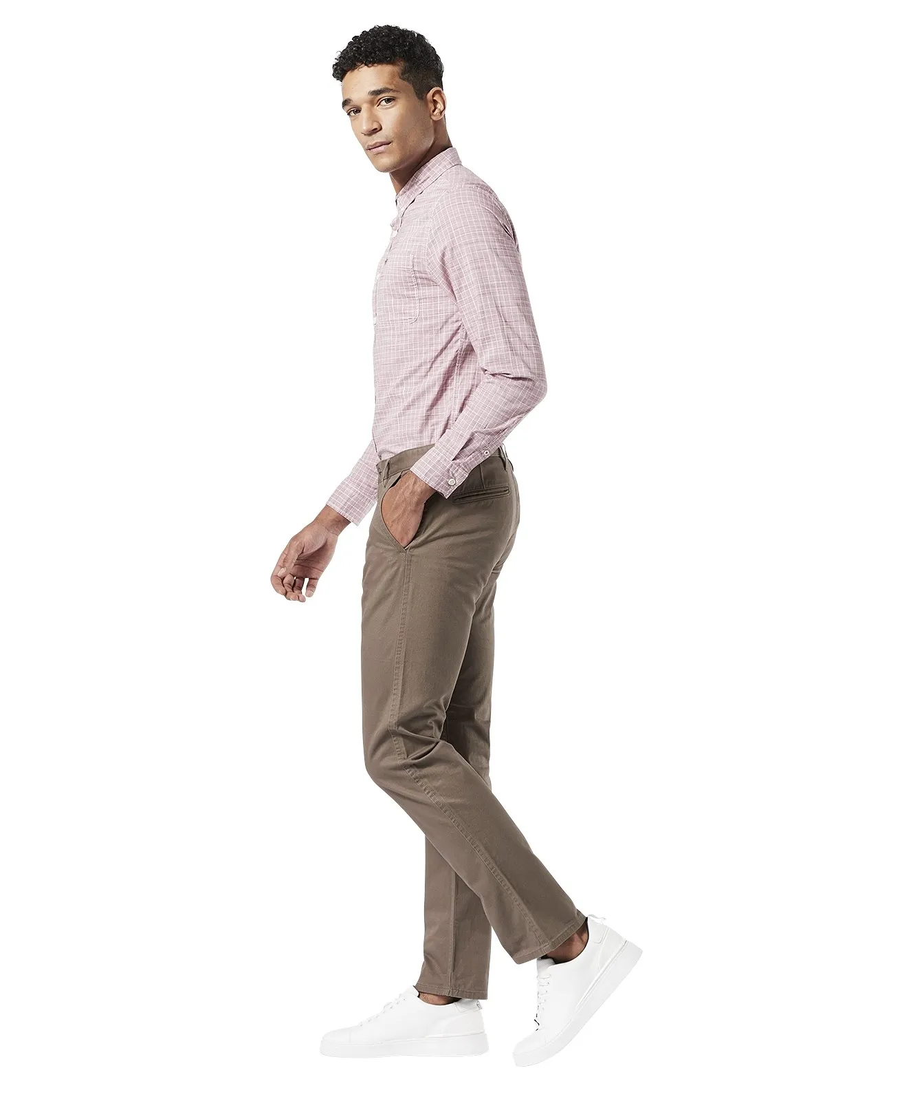 Herren Hose Alpha von Dockers in Dark Pebble