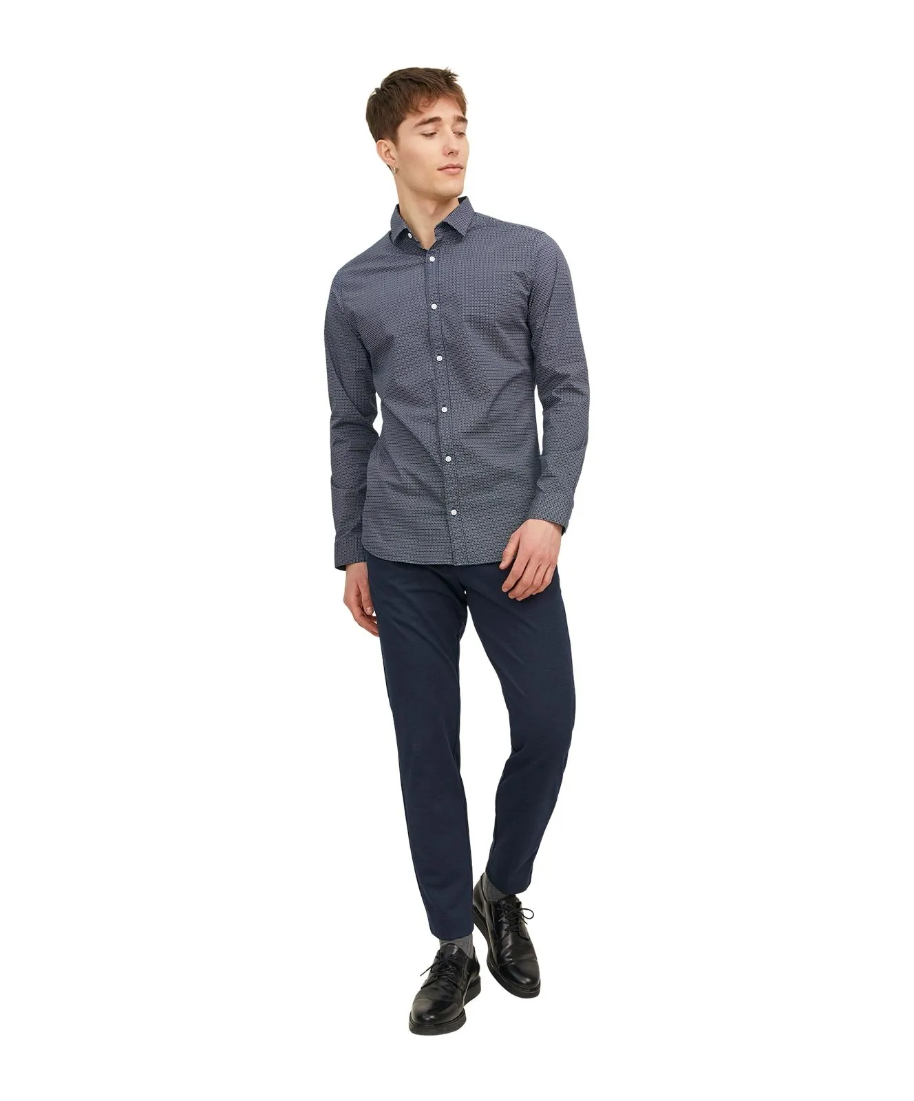 Herren Hose Marco Dave von Jack & Jones in Navy Blazer