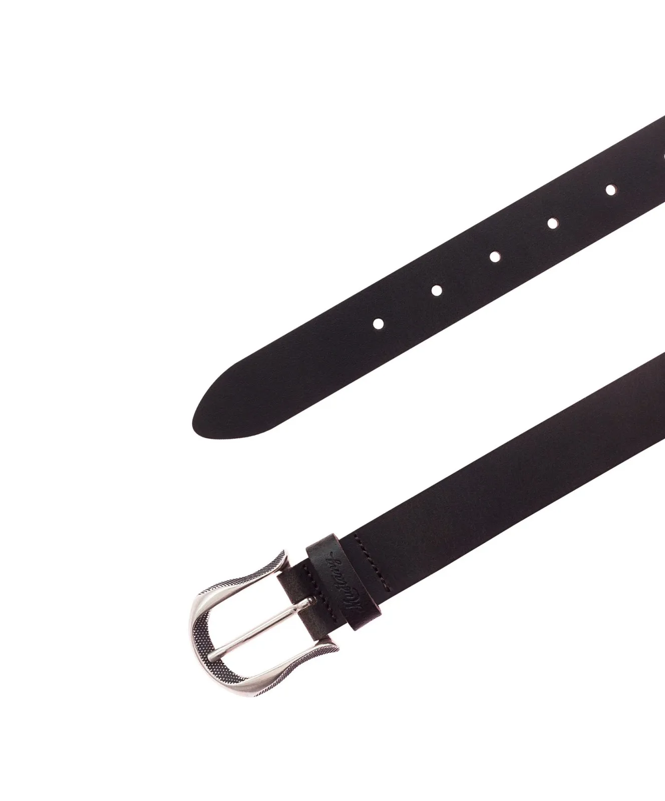 Damen Gürtel 30 mm Ledergürtel mit Schließe von Mustang in Black