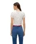Damen Shirt Harry von Vero Moda in Snow White Dark Red Cherry
