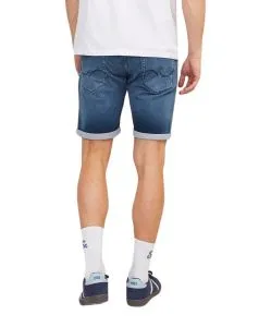 Jack & Jones Jeans Shorts Rick Icon in blauer Waschung