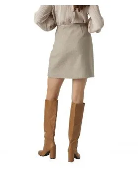 Damen Rock Fortuneallison von Vero Moda in Silver Mink MELANGE