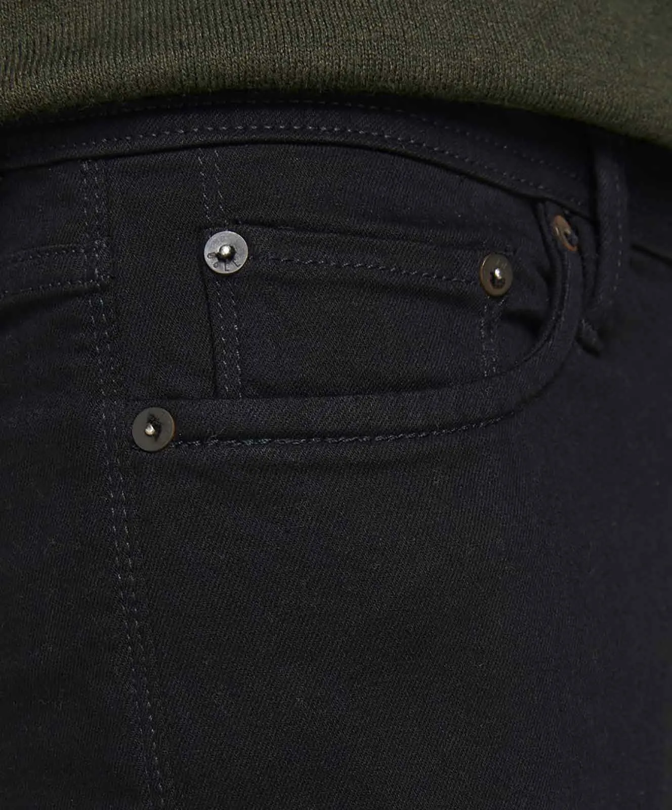 Herren Jeans Glenn Felix von Jack & Jones in Black Denim