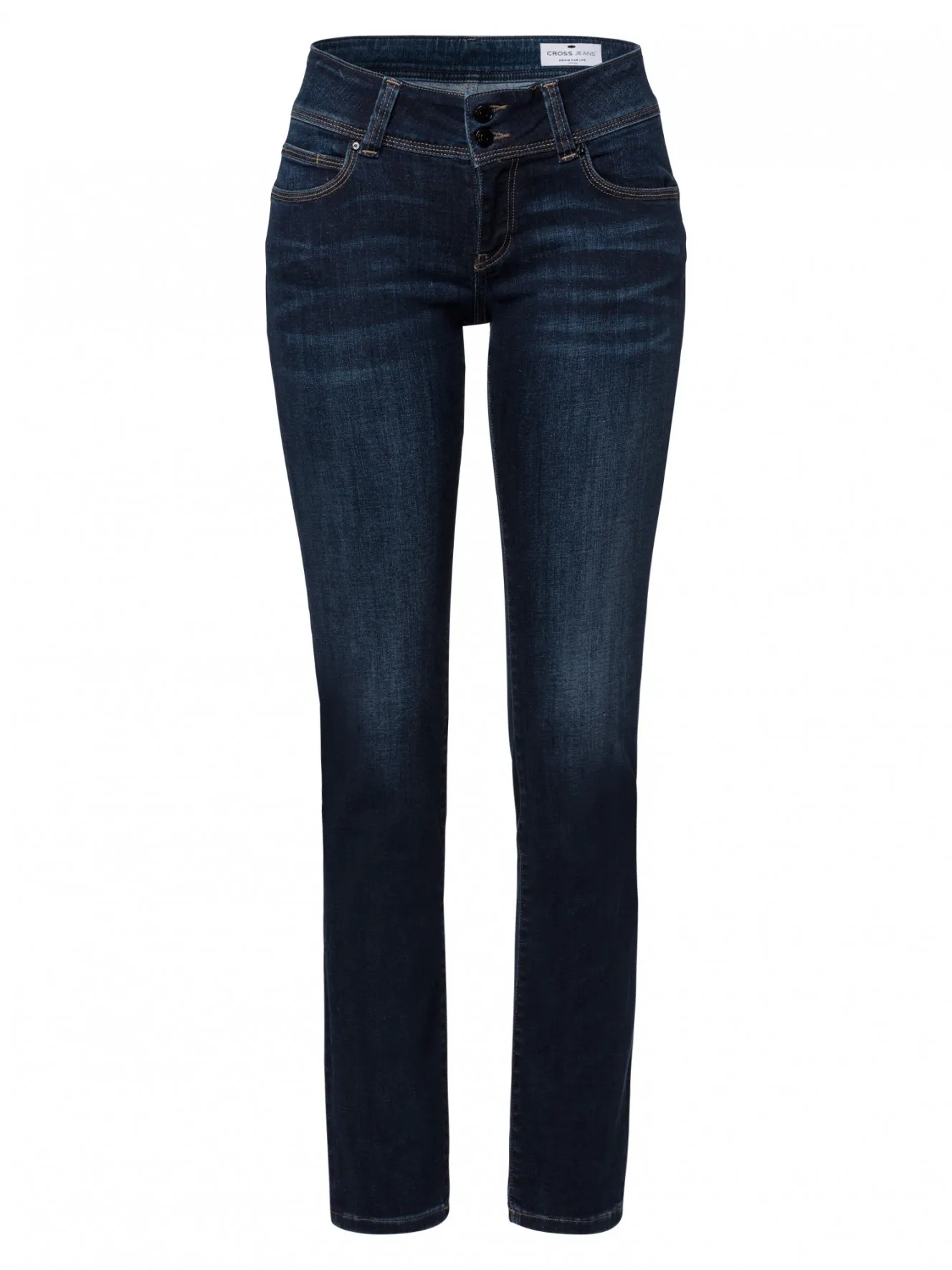 Damen Jeans Loie von Cross in Dark Blue