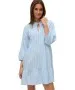 Damen Kleid Nanna 3/4 Dress von Vero Moda in Airy Blue Snow White