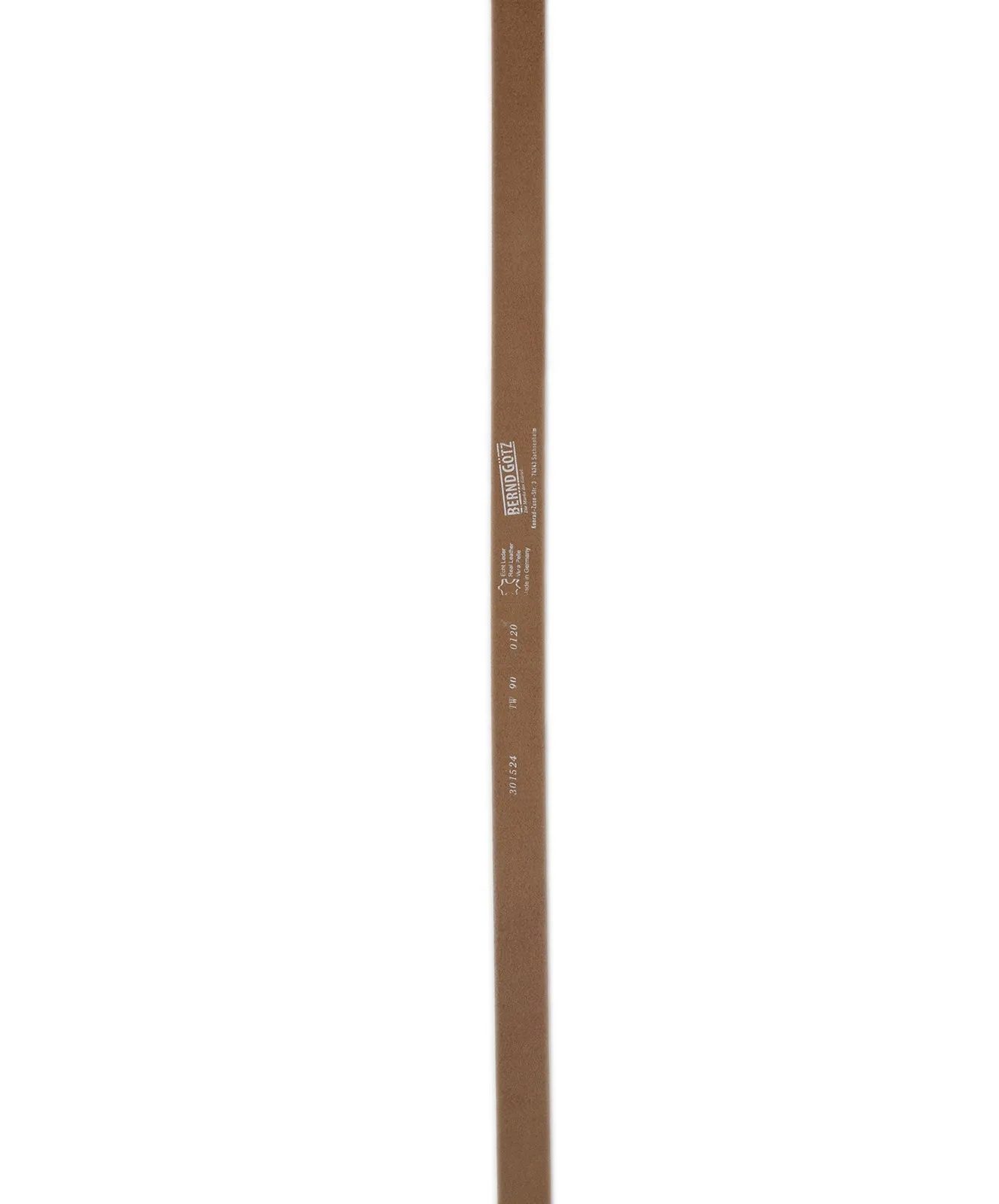 Damen Gürtel 3cm Softledergürtel von Bernd Götz in Weiß